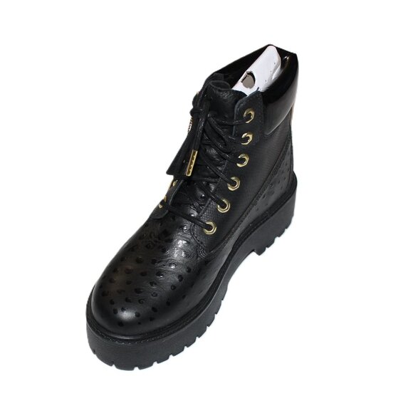 TIMBERLAND WOMEN'S BLACK STONE STREET 6-INCH WATERPROOF PLATFORM BOOTS US 8M - Picture 1 of 7